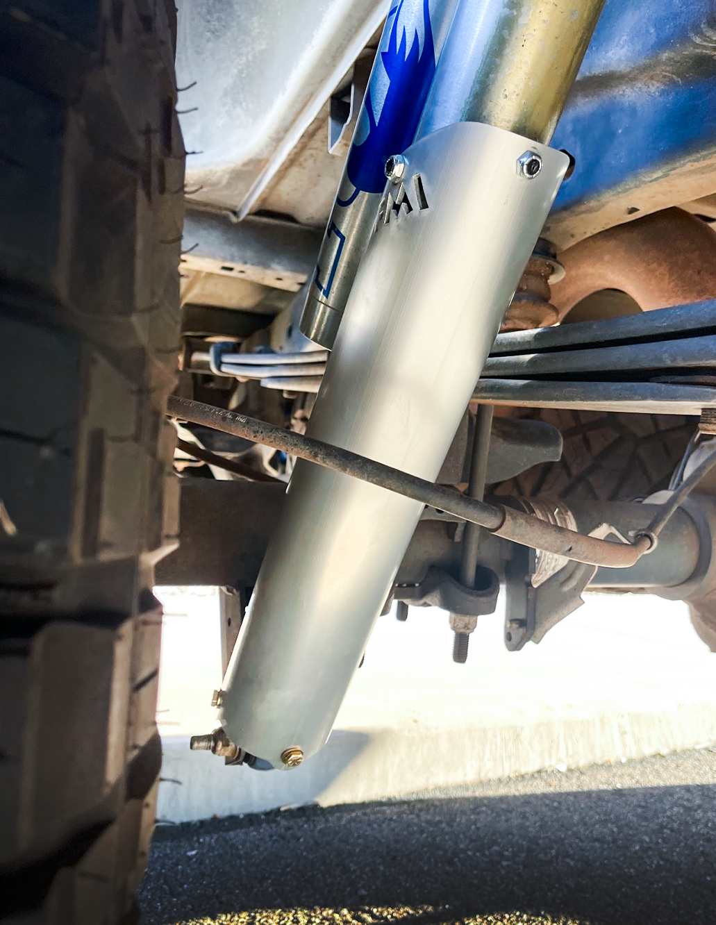 2010-2014 Gen 1 Raptor Full length Aluminum Shock Guard, REPLACEMENT (PAIR)