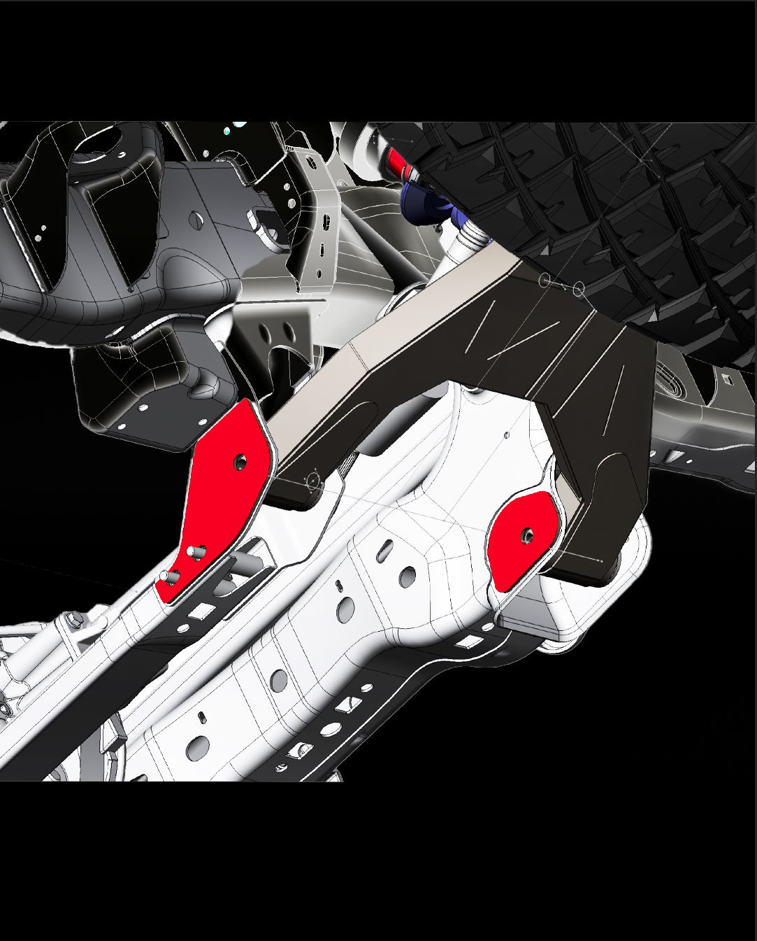 2010 - 2014 Gen 1 Raptor - Lower Arm Slot Delete Weld In Plate Kit