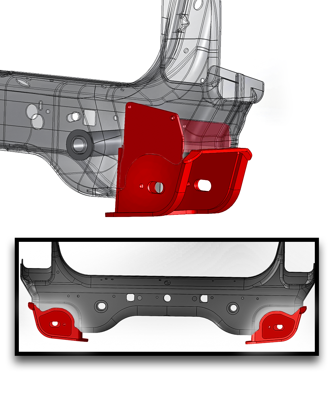 2010 - 2014 Gen 1 Raptor - Front Lower Arm Pocket Replacement kit