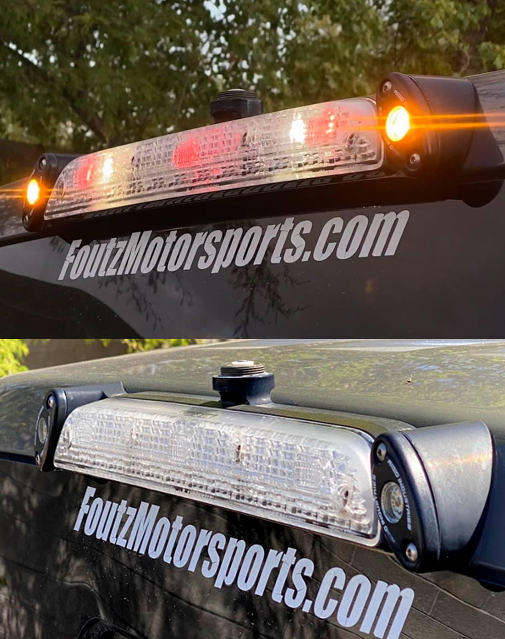 2017, 2018, 2019, 2020, 2021, 2022, 2023, 2024 Ford Raptor - Third Brake Light Antenna Mount - Rigid Lights - Bullet Proof Diesel