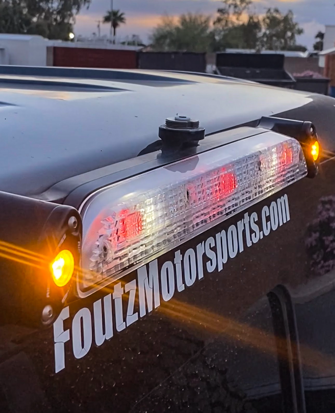 2017, 2018, 2019, 2020, 2021, 2022, 2023, 2024 Ford Raptor - Third Brake Light Antenna Mount - Rigid Lights - Bullet Proof Diesel