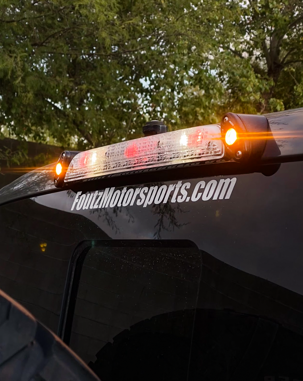 2017, 2018, 2019, 2020, 2021, 2022, 2023, 2024 Ford Raptor - Third Brake Light Antenna Mount - Rigid Lights - Bullet Proof Diesel