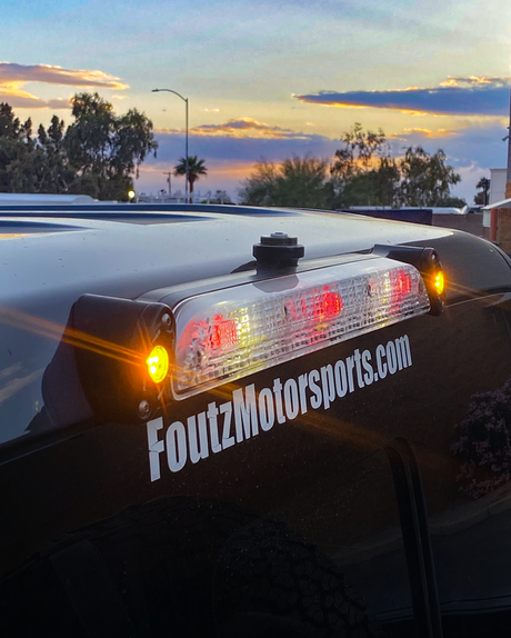 2017, 2018, 2019, 2020, 2021, 2022, 2023, 2024 Ford Raptor - Third Brake Light Antenna Mount - Rigid Lights - Bullet Proof Diesel