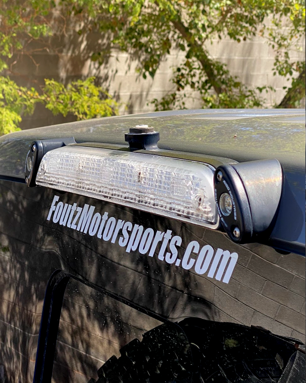 2017, 2018, 2019, 2020, 2021, 2022, 2023, 2024 Ford Raptor - Third Brake Light Antenna Mount - Rigid Lights - Bullet Proof Diesel