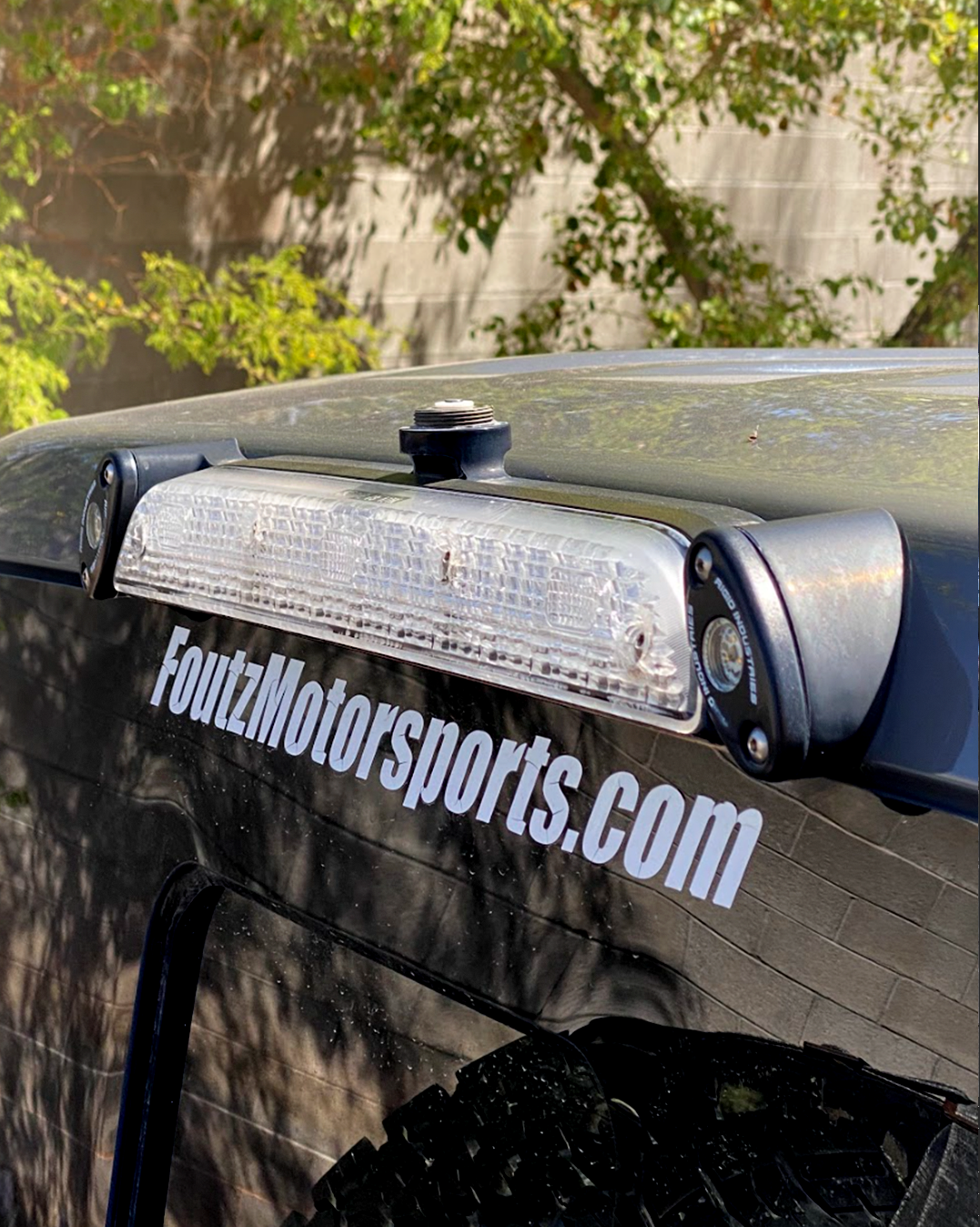 2017, 2018, 2019, 2020, 2021, 2022, 2023, 2024 Ford Raptor - Third Brake Light Antenna Mount - Rigid Lights - Bullet Proof Diesel