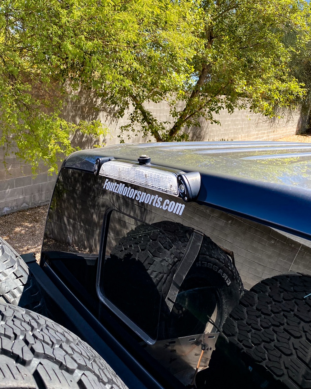 2017, 2018, 2019, 2020, 2021, 2022, 2023, 2024 Ford Raptor - Third Brake Light Antenna Mount - Rigid Lights - Bullet Proof Diesel