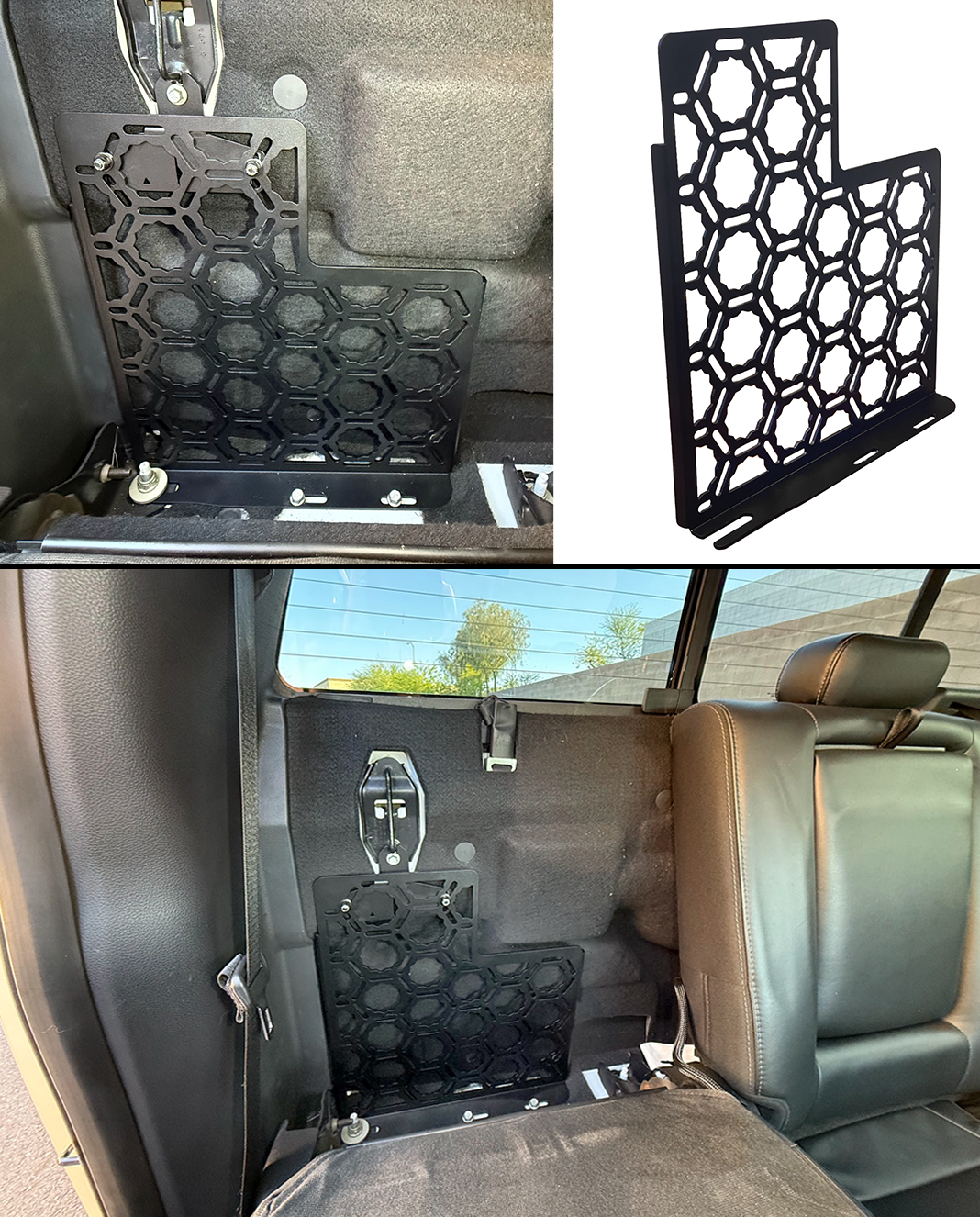 2017, 2018, 2019, 2020, 2021, 2022 F250 Super Duty  Behind Rear Seat Storage Panel