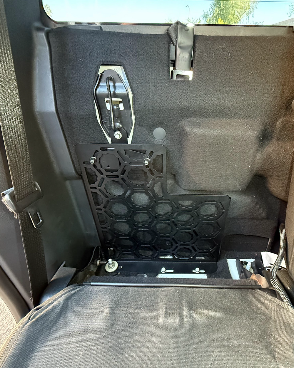 2017, 2018, 2019, 2020, 2021, 2022 F250 Super Duty  Behind Rear Seat Storage Panel