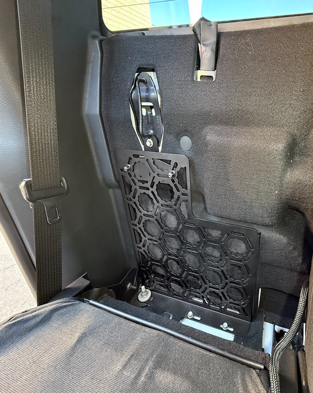 2017, 2018, 2019, 2020, 2021, 2022 F250 Super Duty  Behind Rear Seat Storage Panel