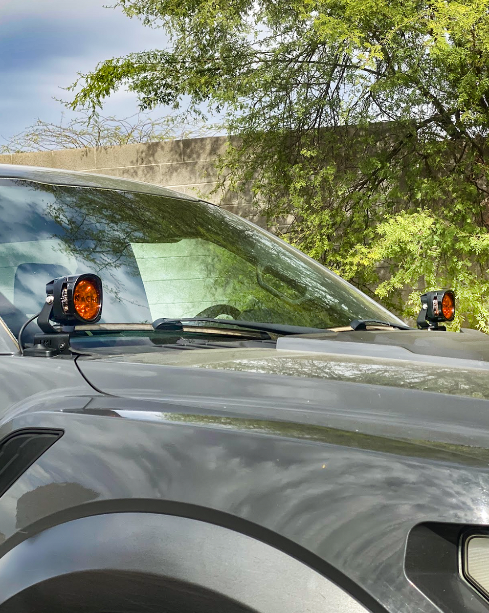 2017, 2018, 2019, 2020 Ford Raptor Front A-Pillar Light Mount Kit