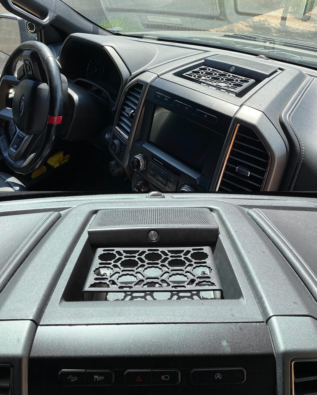 (2017 -2020) Gen 2 Raptor & (2015-2020) F150 - Center Dash Panel Mount Kit