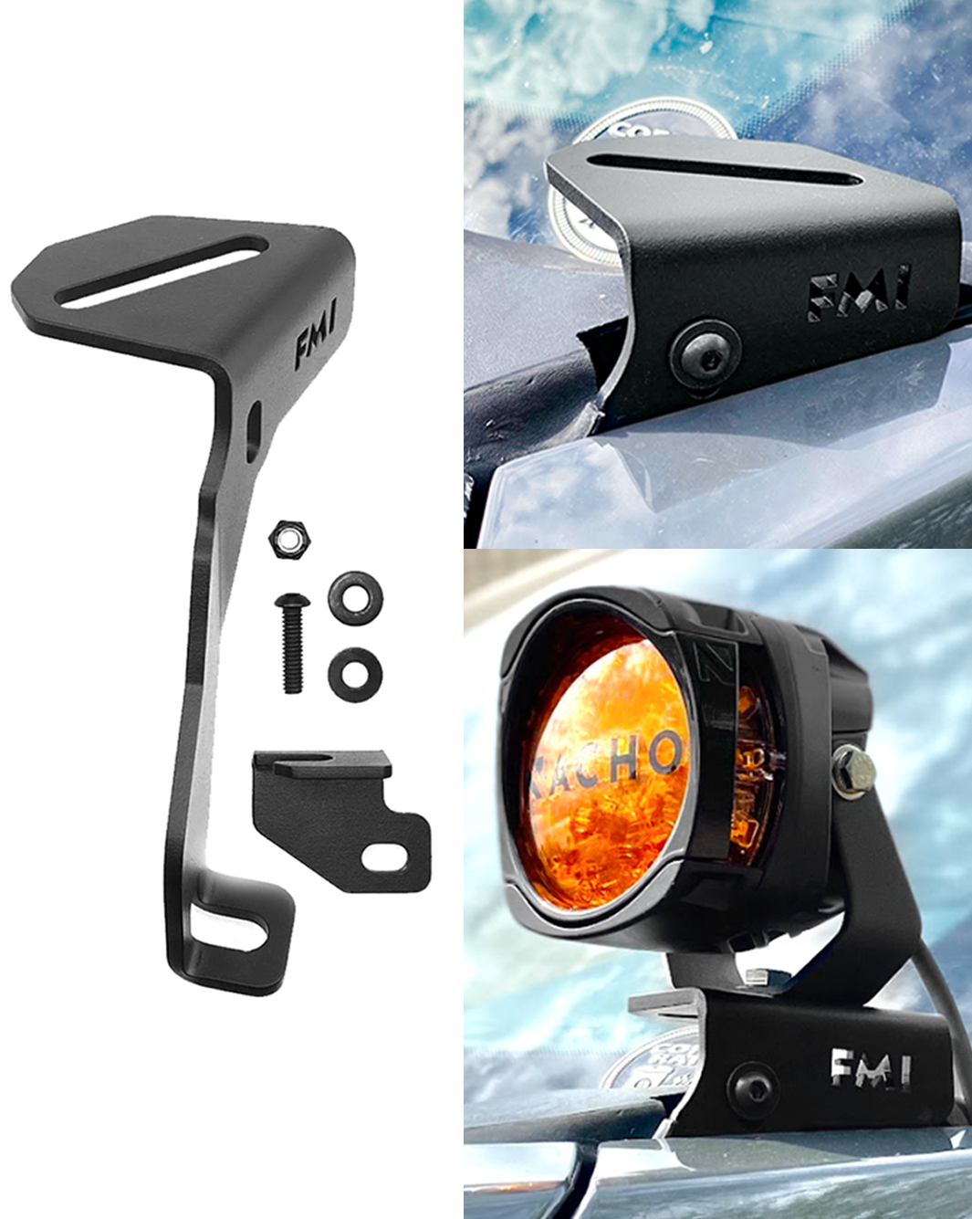 2017-2020 Gen 2 Raptor Front A-Pillar Light Mount Kit
