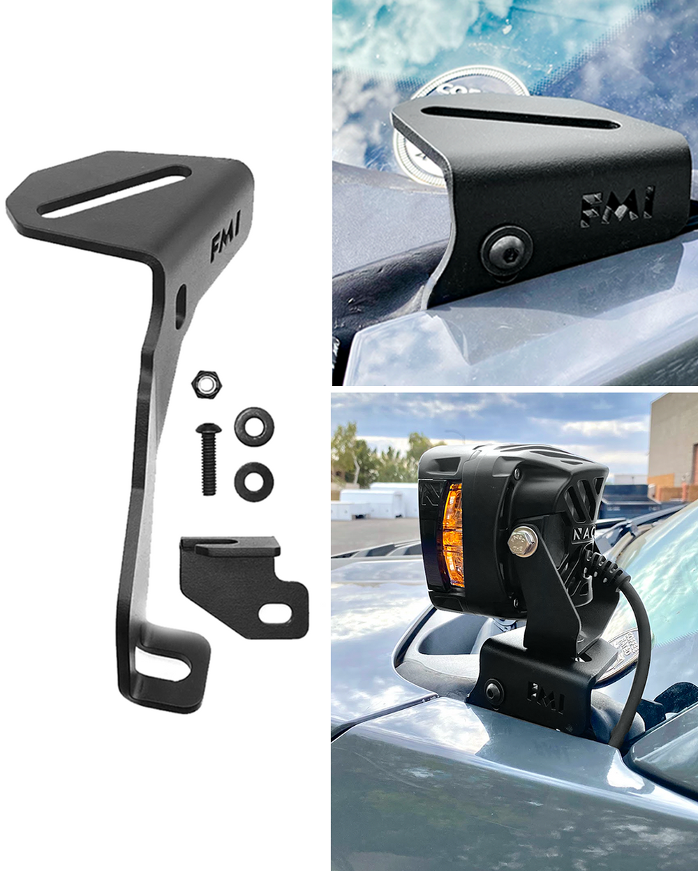 2017-2020 Gen 2 Raptor Front A-Pillar Light Mount Kit