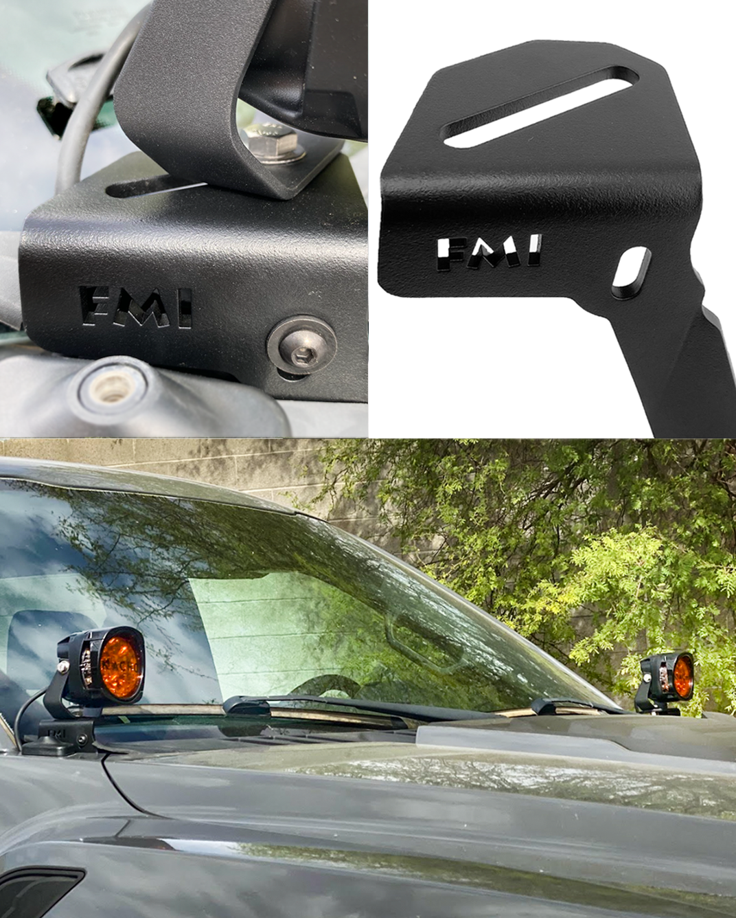 2017-2020 Gen 2 Raptor Front A-Pillar Light Mount Kit