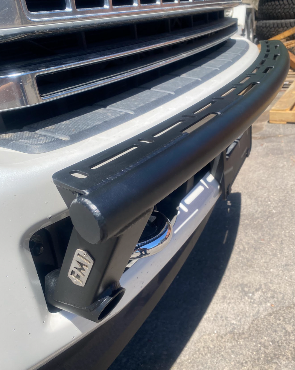 2017 and up Ford F-250 Super Duty Front Light Mount Kit (Stock Bumper)