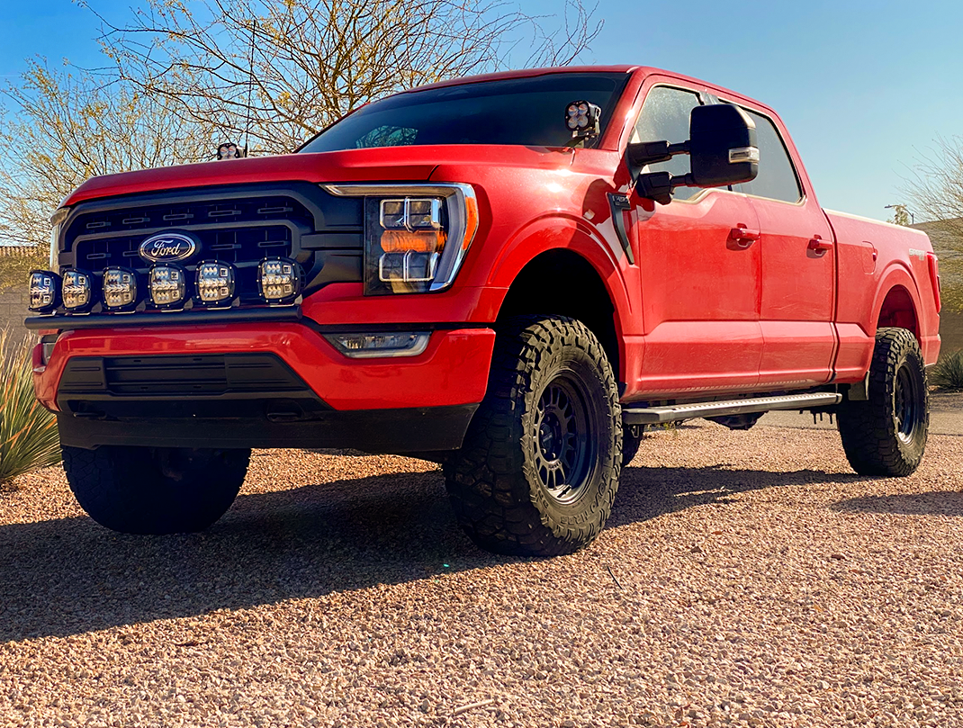 2021, 2022, 2023 Ford F150 Front Light Mount for stock bumper