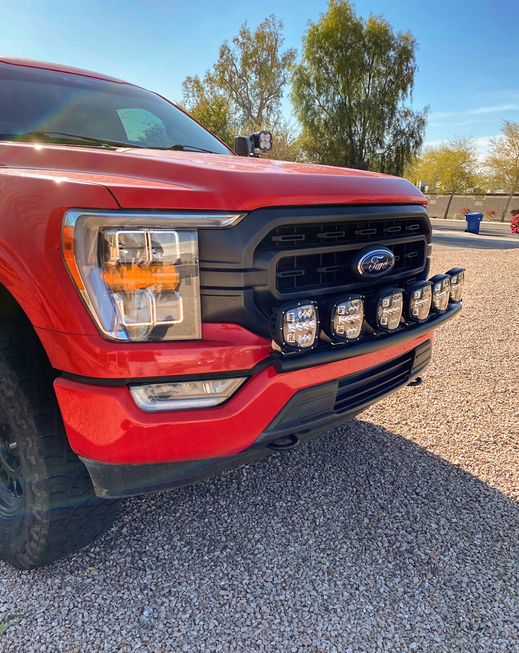 2021, 2022, 2023 Ford F150 Front Light Mount for stock bumper