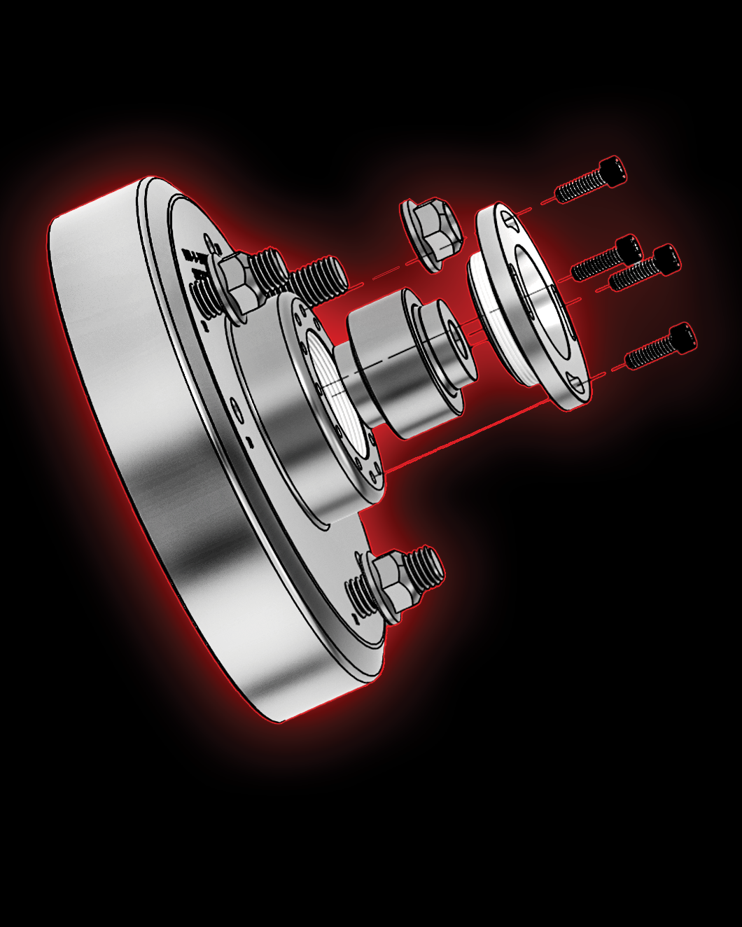 2021-2025 Raptor - Heavy Duty Billet Top Hat for Stock Shock - Stock Height No Lift