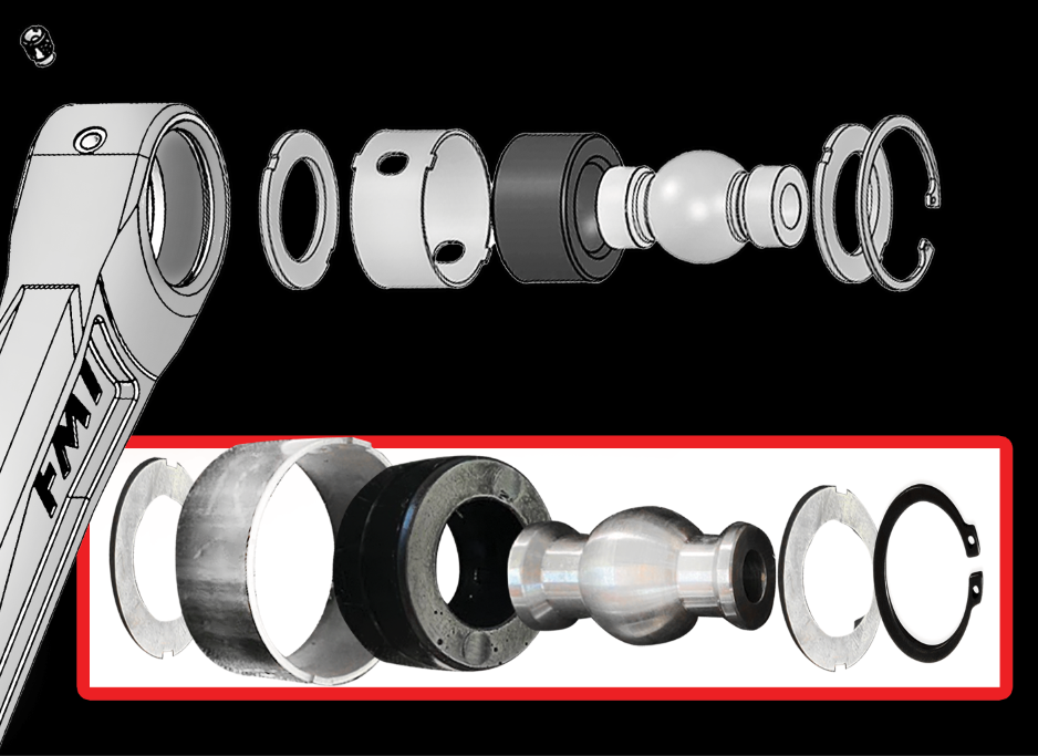 Ford Raptor (2021-2024) Billet Aluminum Rear Suspension Arms with Ultra-Flex Joints