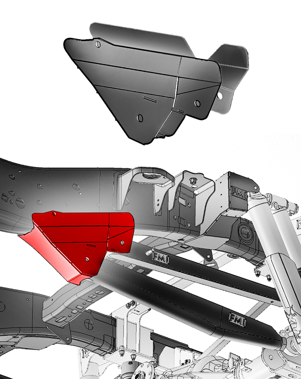 Gen 3 Raptor 5-Link Rear Arm Frame Mount Kit