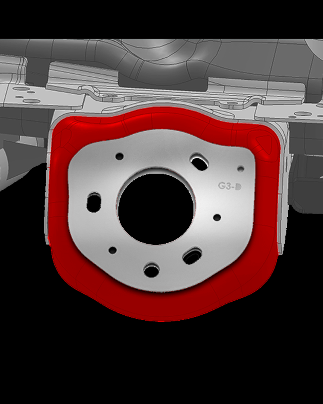 Coil Bucket Reinforcement Plate strengthens the weak spot on spring bucket