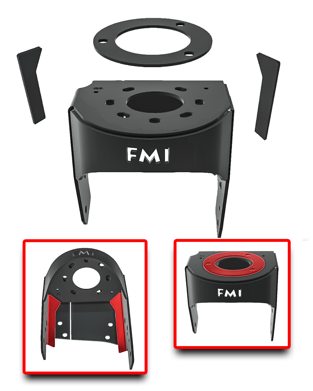 2021-2026 Gen 3 Raptor reinforced boxed steel coil bucket kit
