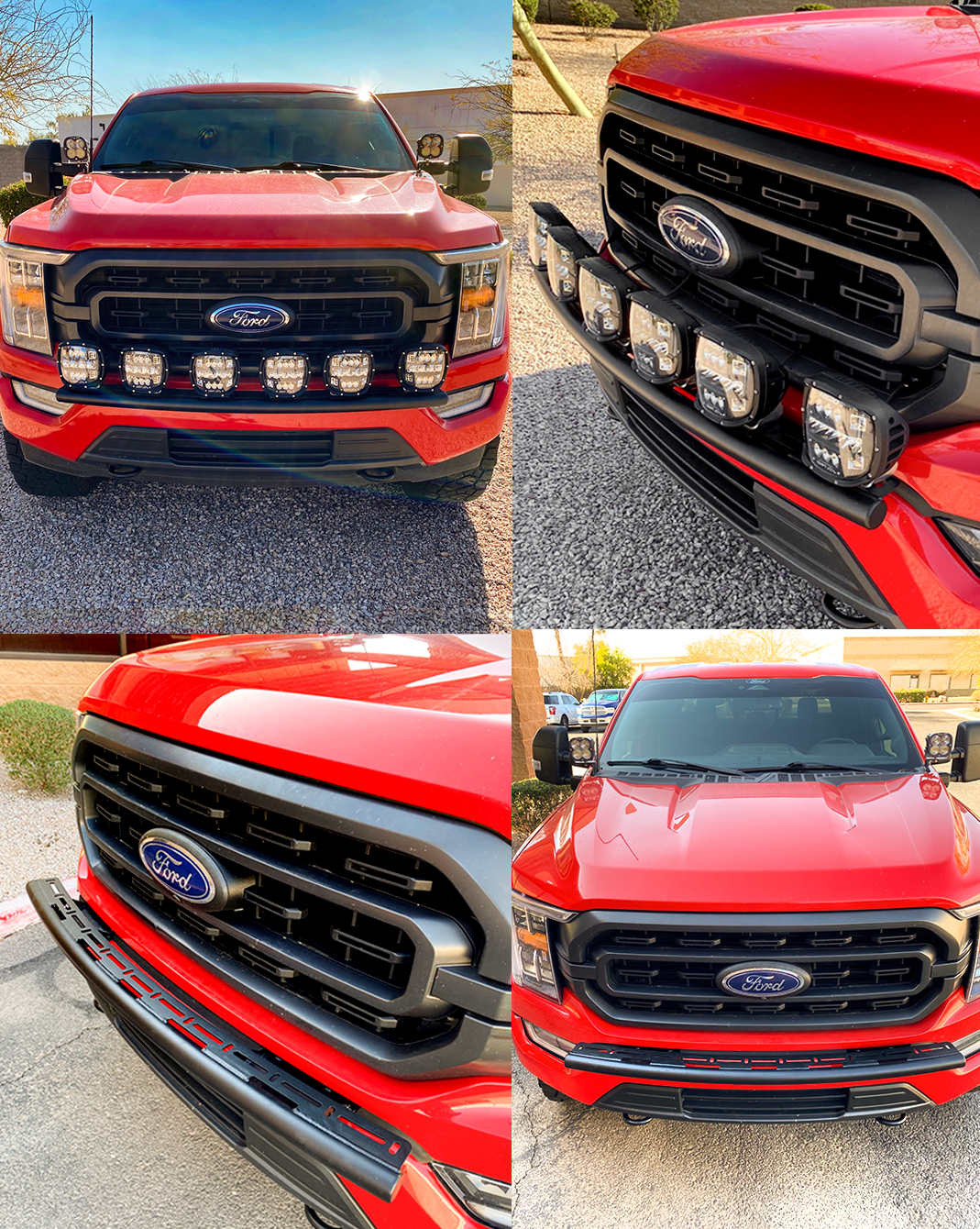 2021, 2022, 2023 Ford F150 Front Light Mount for stock bumper