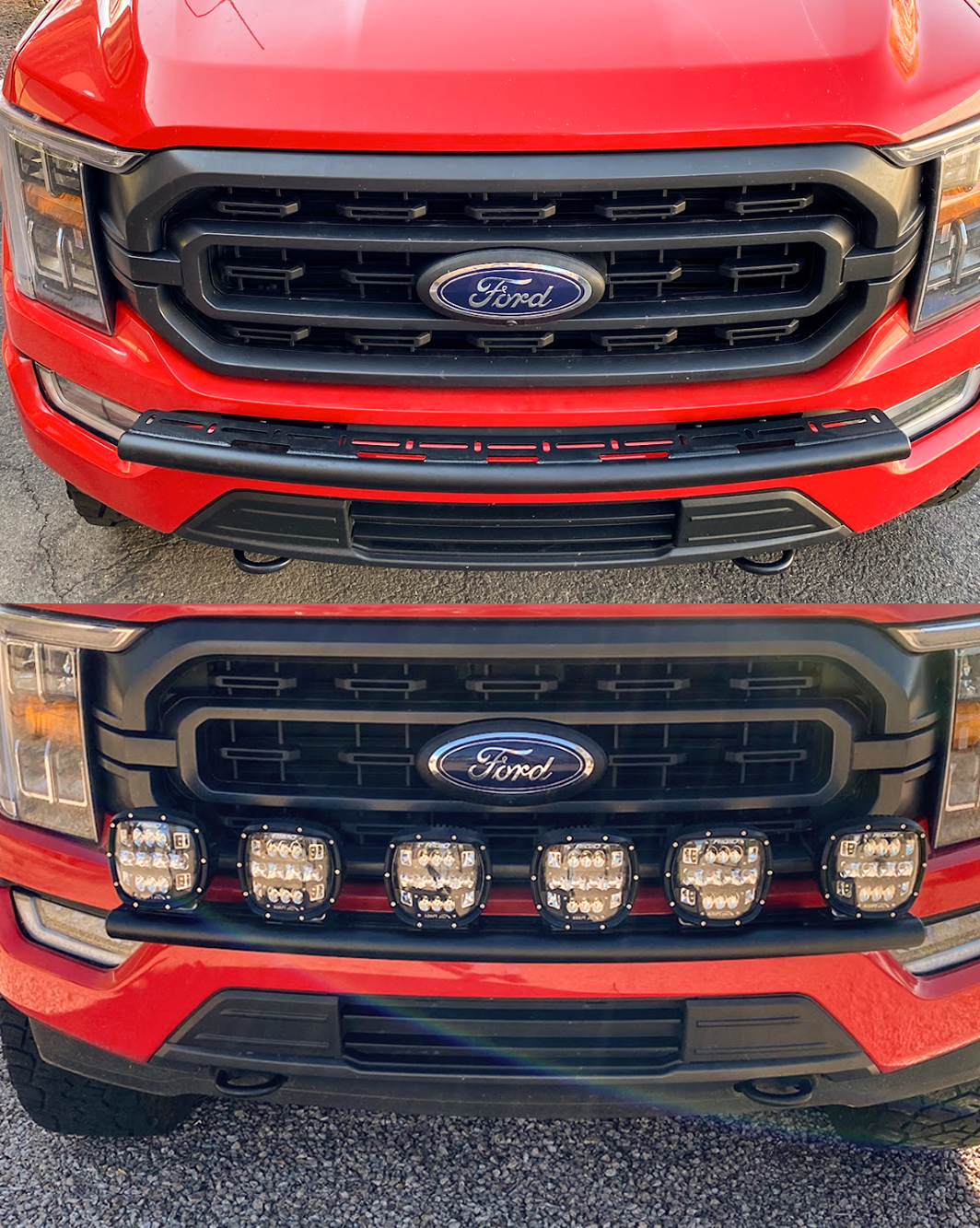 2021, 2022, 2023 Ford F150 Front Light Mount for stock bumper