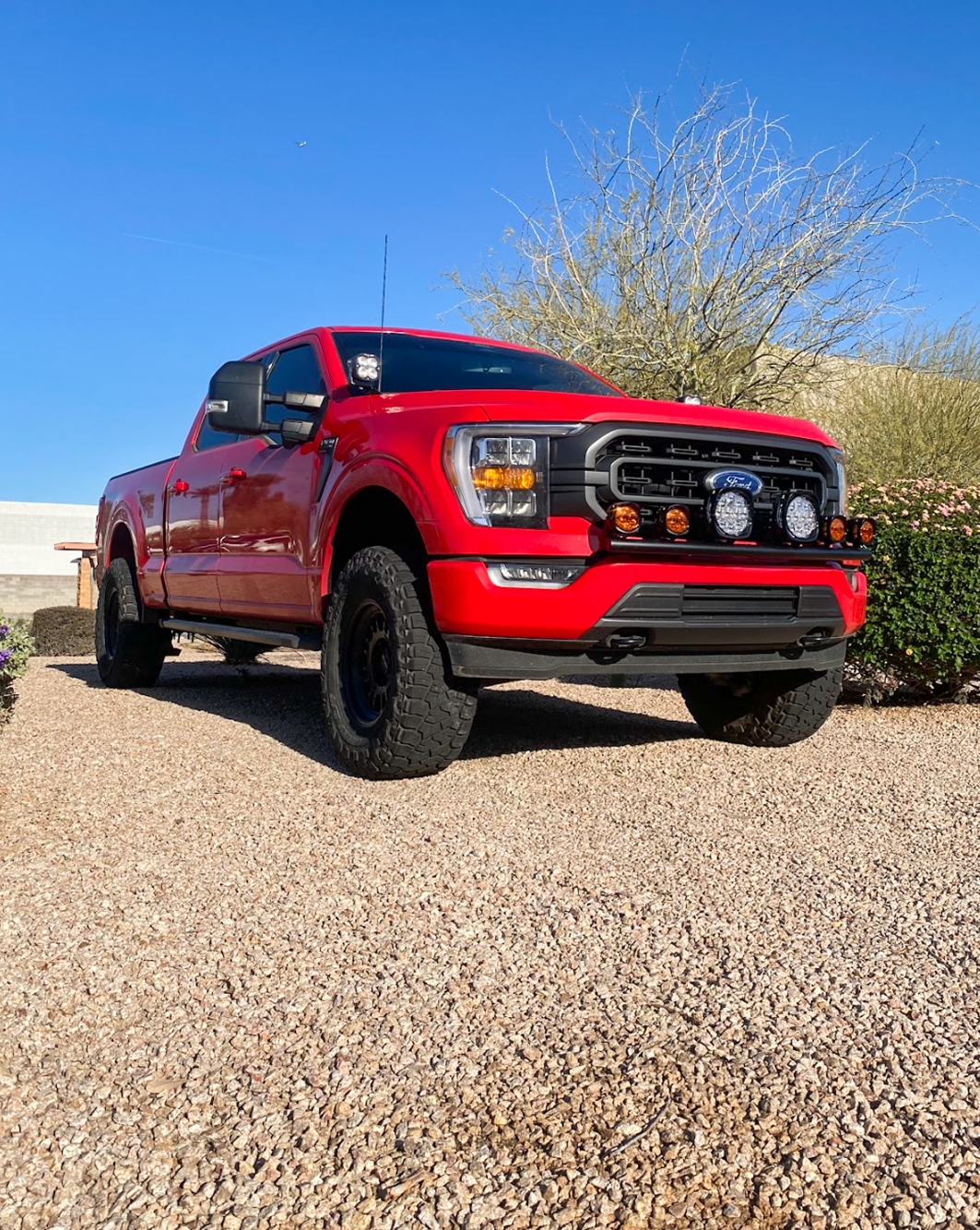 (2021-2023) Ford F150 Front Light Mount - (Stock Bumper)