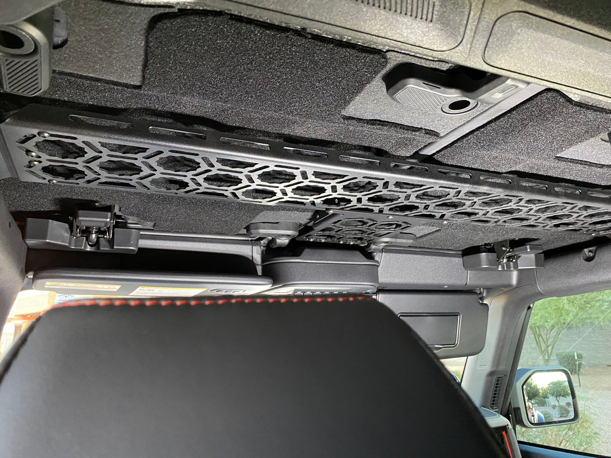 Bronco 2021 + Inside Roof Mount (across front seats with short front panel) by Adapt-A-Panel