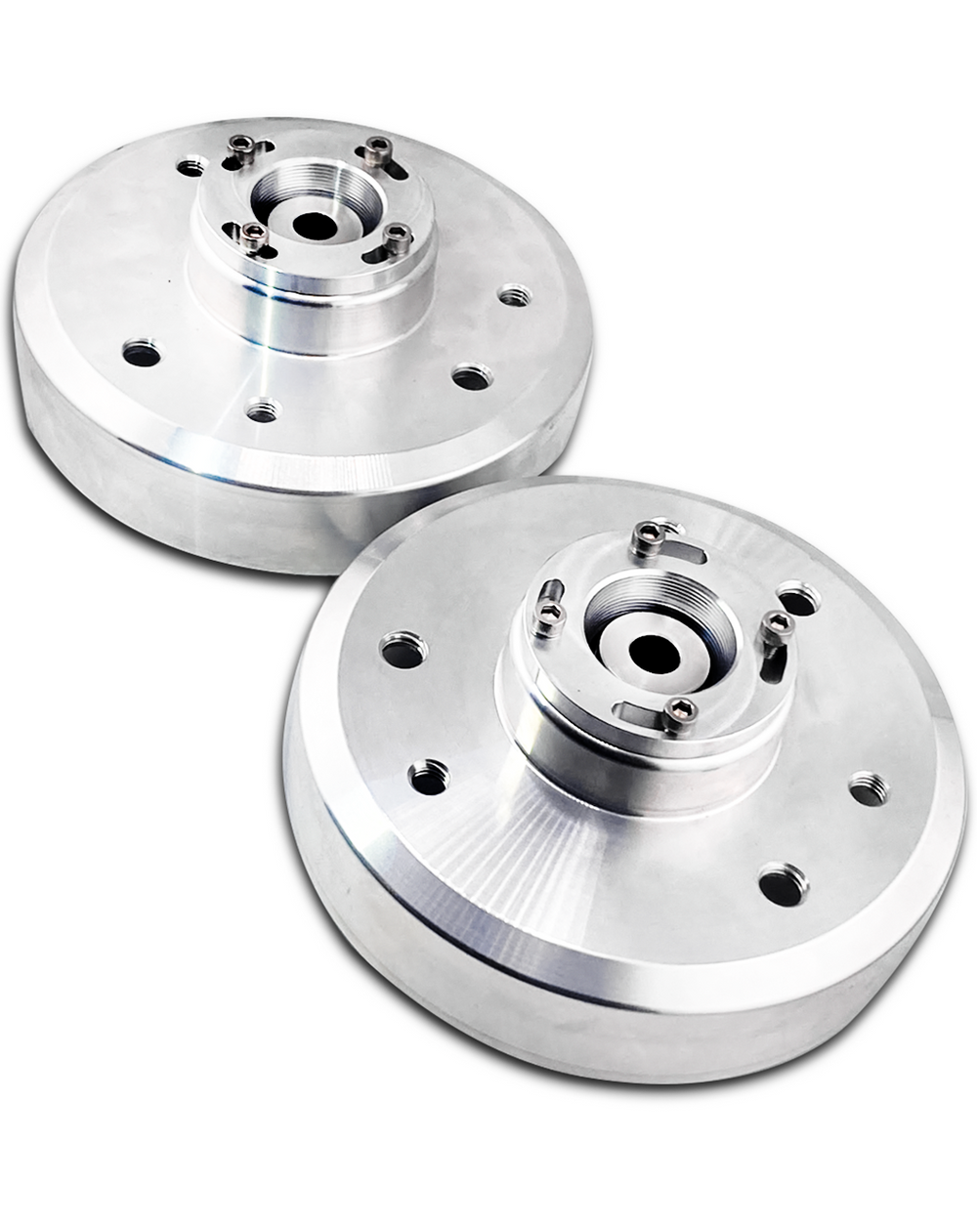 pair of Bronco Raptor - Heavy Duty Billet Top Hat for Stock Shock - Stock Height No Lift