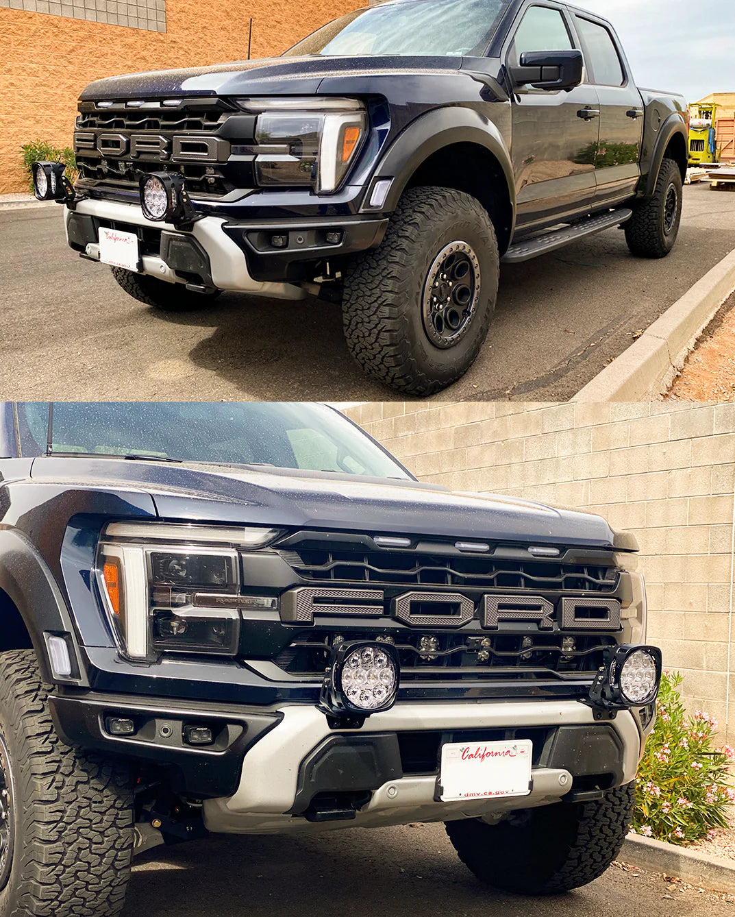 2024 and up Gen 3.5 Raptor, Light Mount Brackets for Stock Bumper (pair)