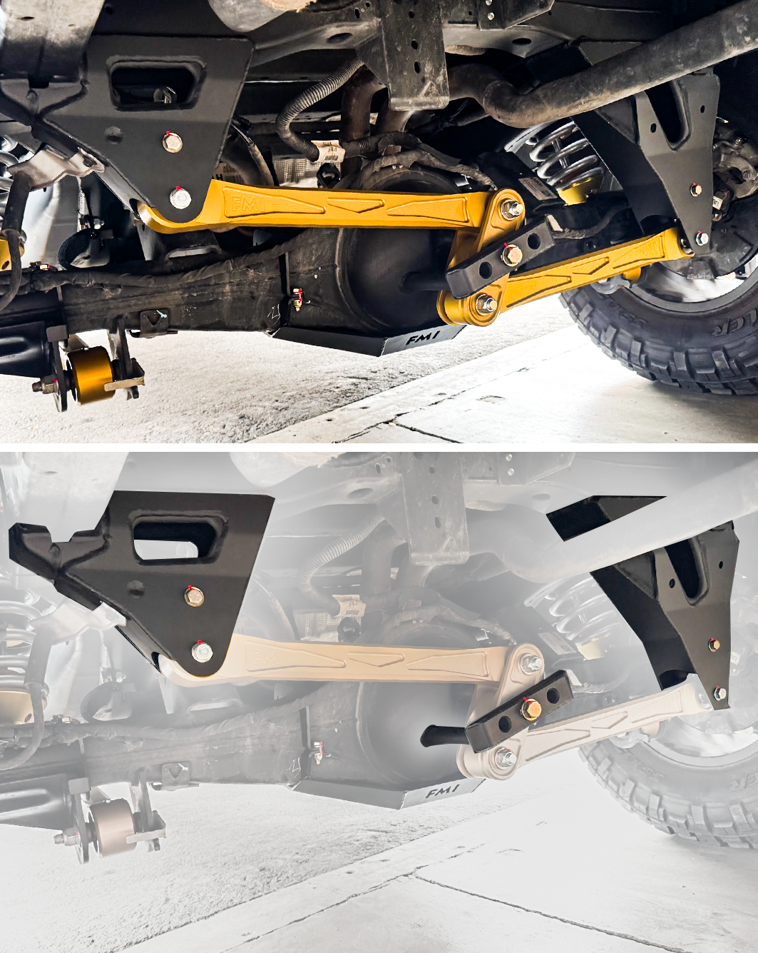 2024+ Ranger Raptor Long Travel Rear Suspension Watts Link Relocation Kit