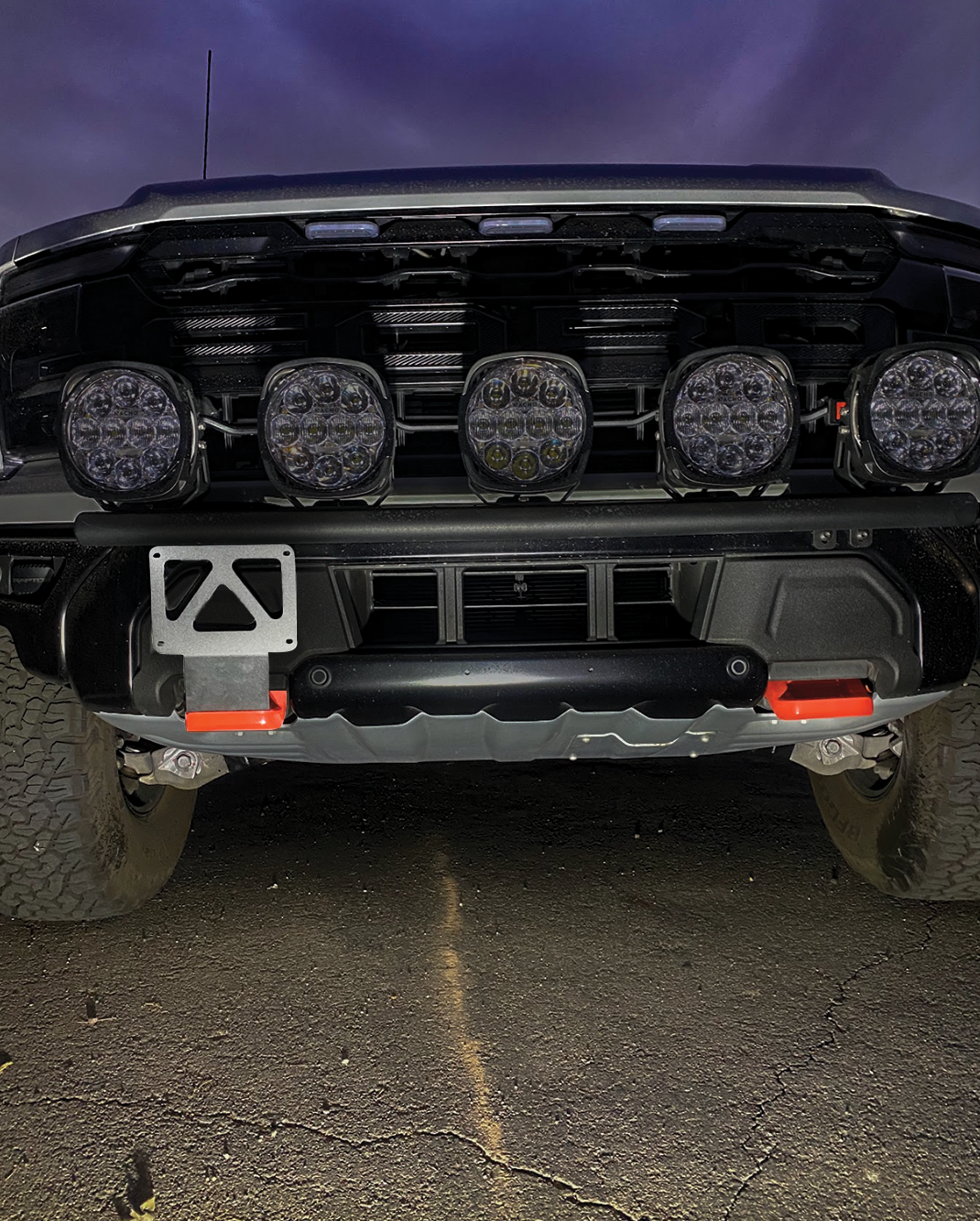 2024+ Gen 3.5 Raptor - Front Tow Hook License Plate Mount