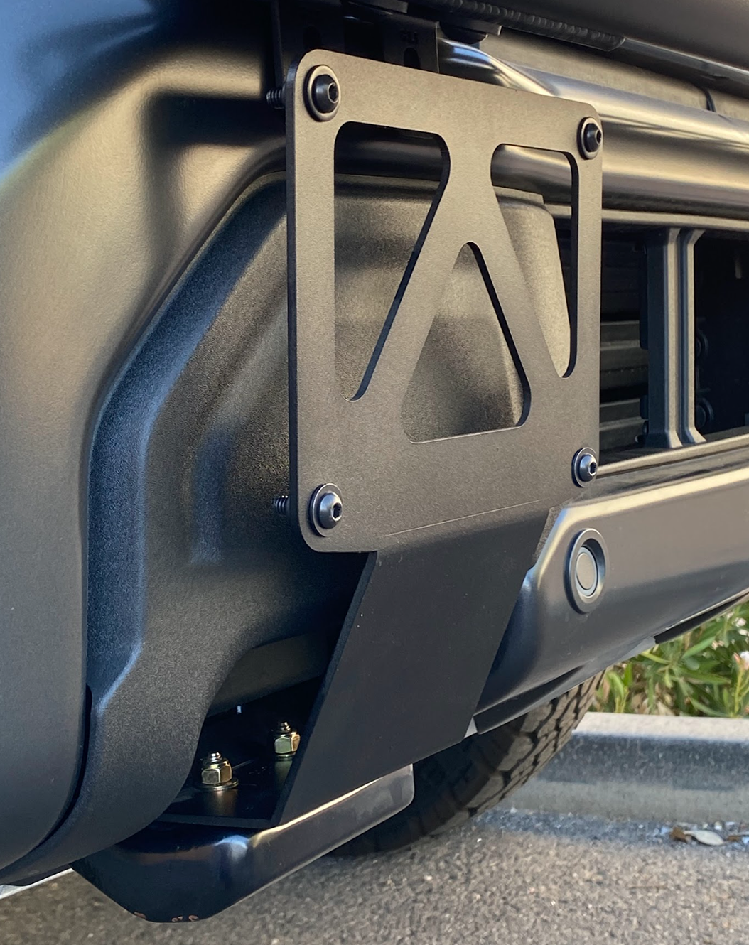 2025 F150 Tremor - Front Tow Hook License Plate Mount