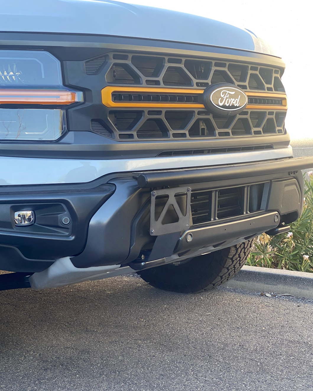 2025 F150 Tremor - Front Tow Hook License Plate Mount