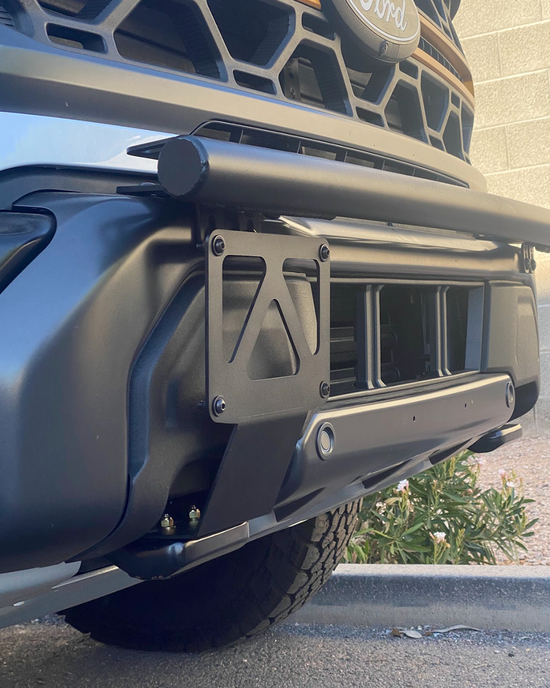 2025 F150 Tremor - Front Tow Hook License Plate Mount