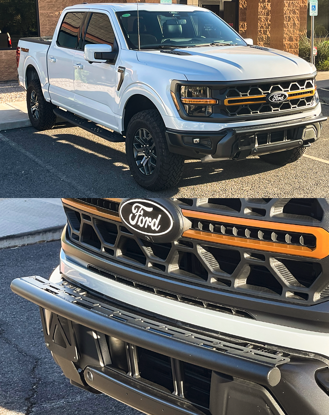 2025 Ford F-150 Tremor Front Light Mount (stock bumper)