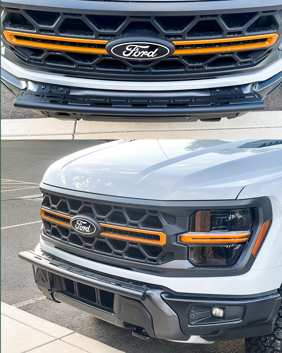 2025 Ford F-150 Tremor Front Light Mount (stock bumper)