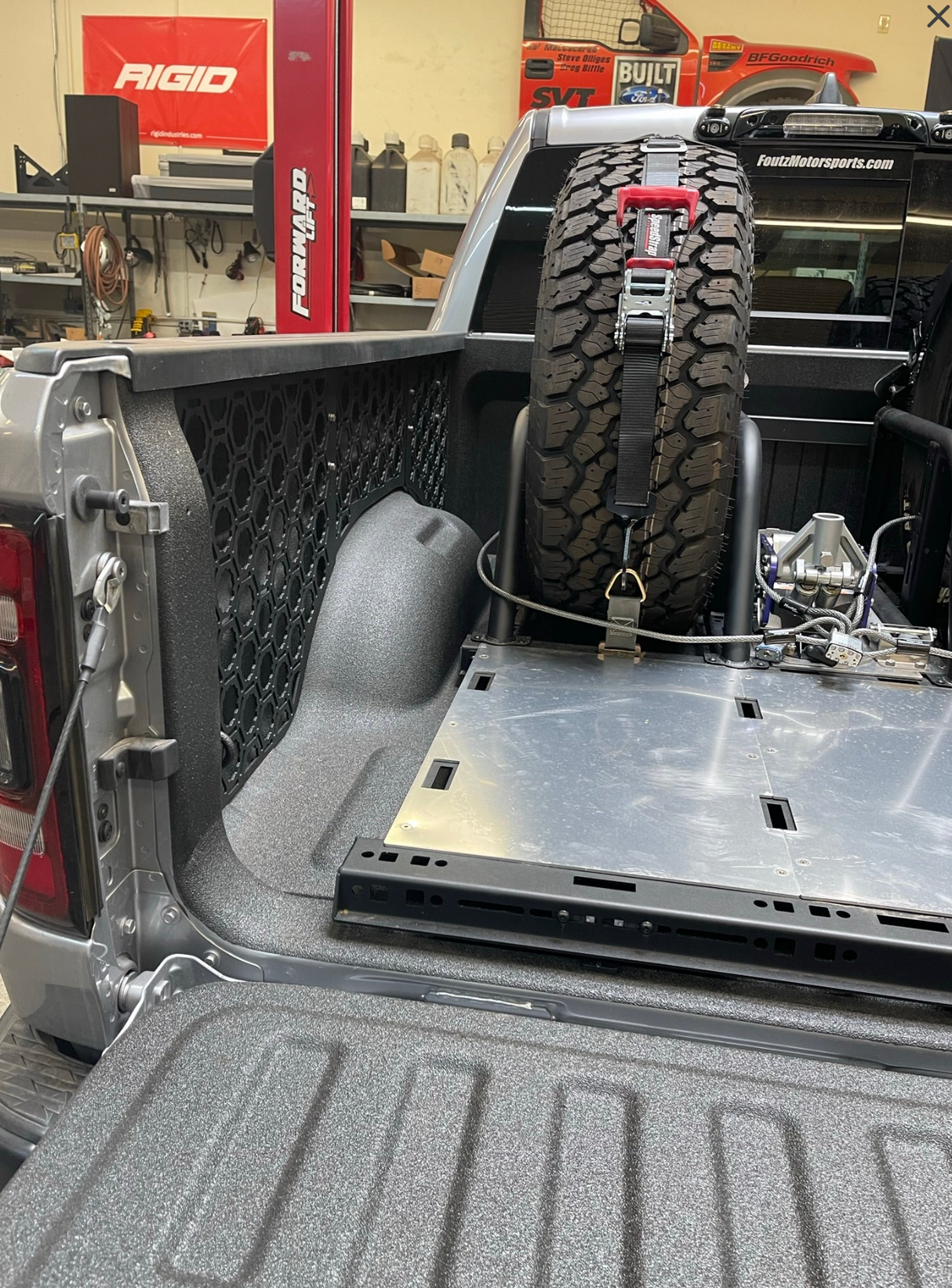 2027 Ram TRX Bed Organizer Panel kit - one side