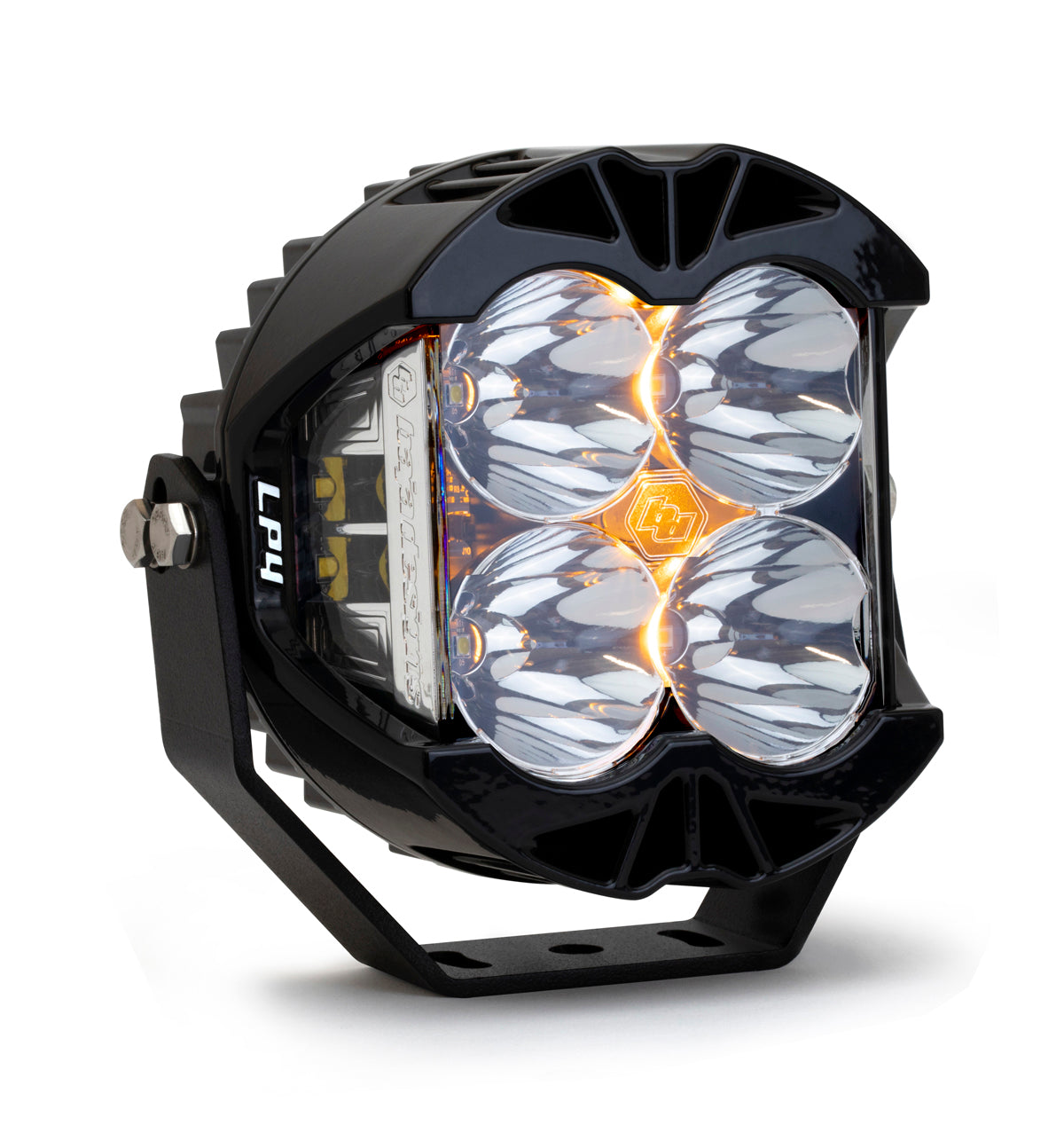 Baja Designs - LP4 Pro LED Auxiliary Light Pod - Spot clear lens - Amber backlight - Each
