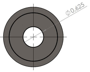 FM17000029 - FMI 1.5 uniball top cap for 5/8" 12 point bolt