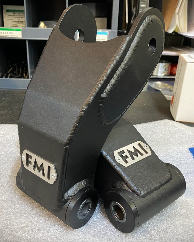 Mig welded fabricated shackles on a gen 2 raptor