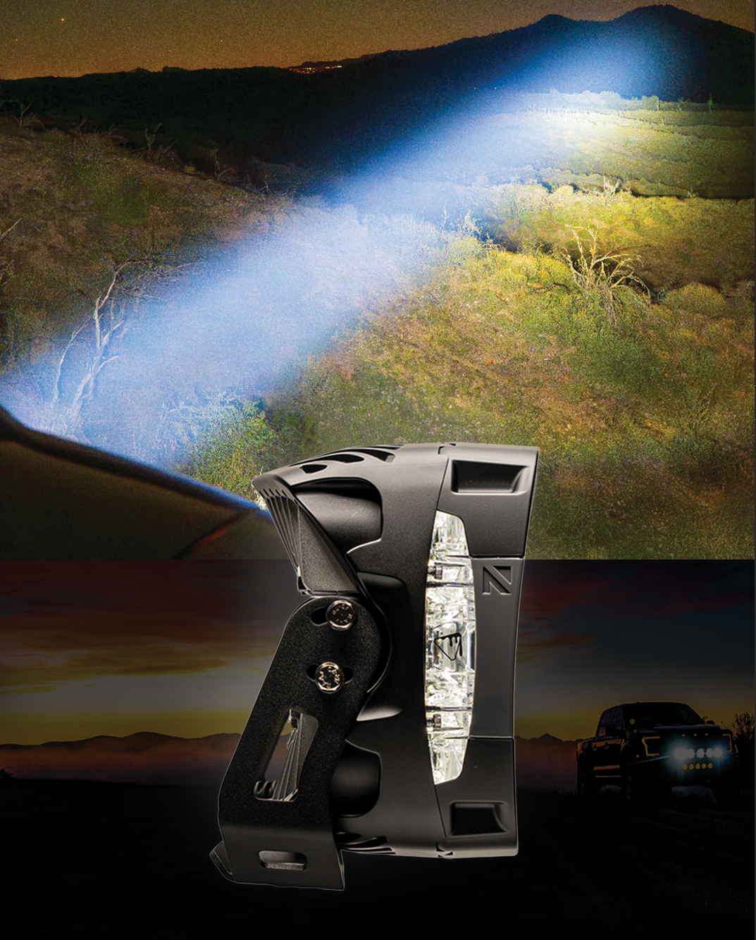 140 watt Highspeed Racer Spot LED Off-Road light for Ford F150 trucks, Ranger Raptor, Raptor, bronco raptor, F250 Super duty and Bronco