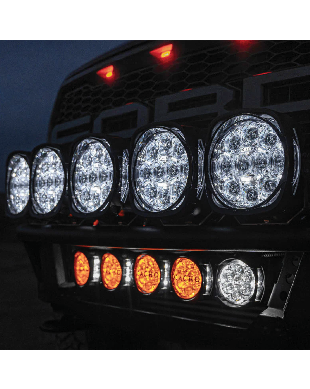 140 watt Highspeed Racer Spot LED Off-Road light for Ford F150 trucks, Ranger Raptor, Raptor, bronco raptor, F250 Super duty and Bronco