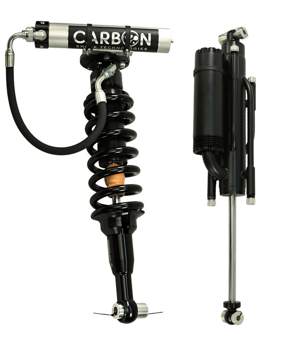 Carbon Shock Technologies 2021-2025 TRX 3.0 Front Coilover & 3.0 Rear 4-Tube Bypass shocks, Stage 2 Package