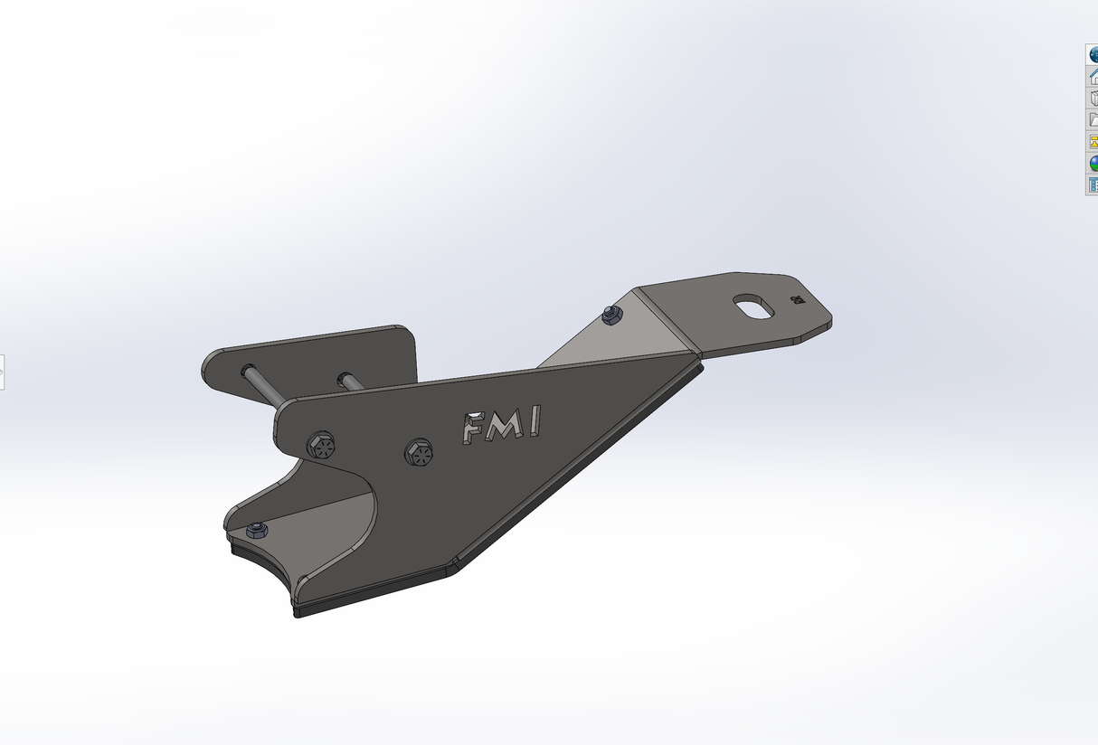 2024 Ranger Raptor Rear Lower Arm Frame Guard with HDPE Slide