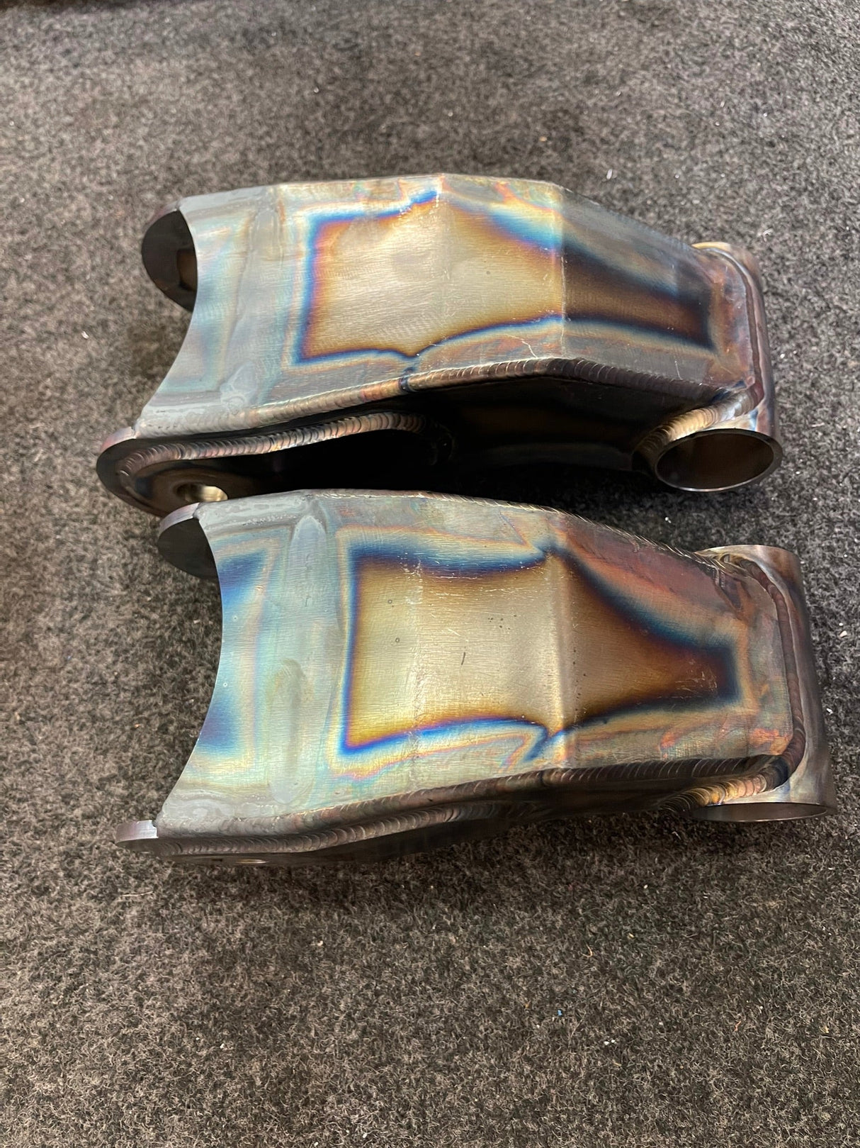 Gen 1 Ford Raptor Shackles by Foutz Motorsports - MIG Welded