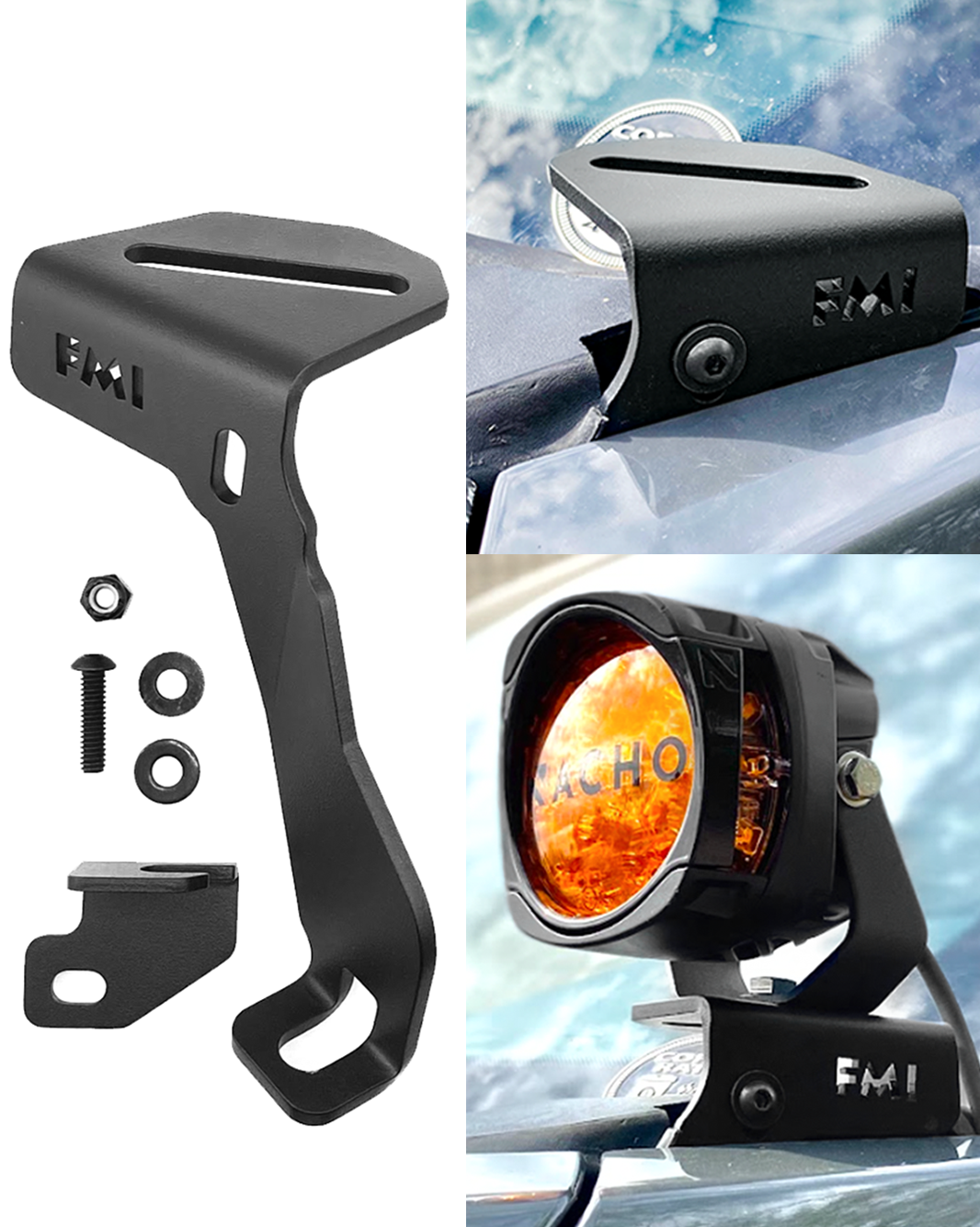 2017-2020 Gen 2 Raptor Front A-Pillar Light Mount Kit