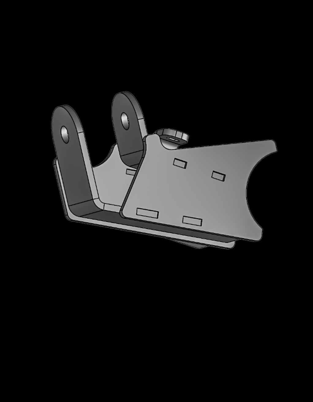 2021–2025 Gen 3 Raptor 5-Link Rear Axle Panhard Bar Mount – Stock Position, Weld-On